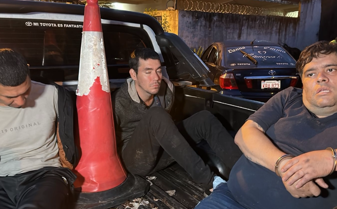 Detuvieron a sospechosos del asalto al intendente de Areguá