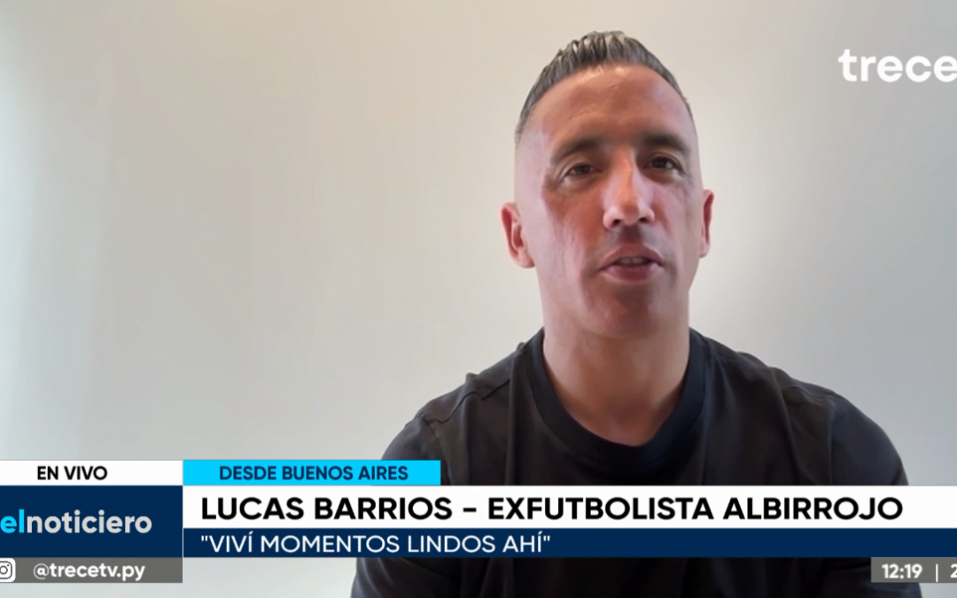 Lucas Barrios: “Si los jugadores hacen historia, nosotros vamos a estar felices”