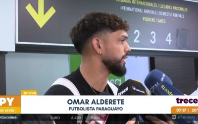 Omar Alderete: “Llego muy entusiasmado, con ganas de que sea jueves”