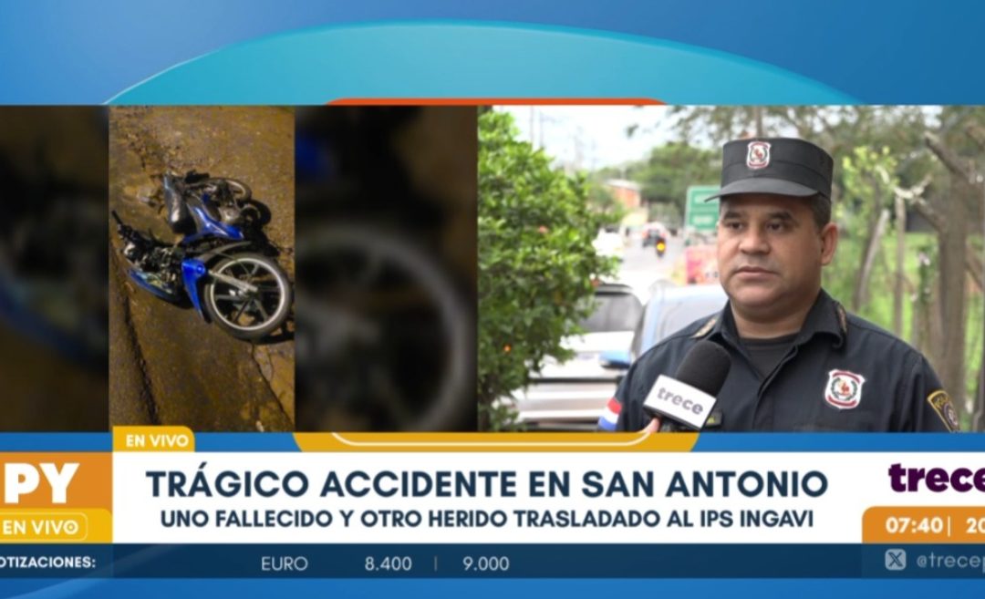 San Antonio: choque entre motos deja una fallecida