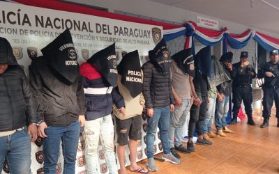 Capturan a 13 presuntos “piratas del asfalto” en Minga Porã