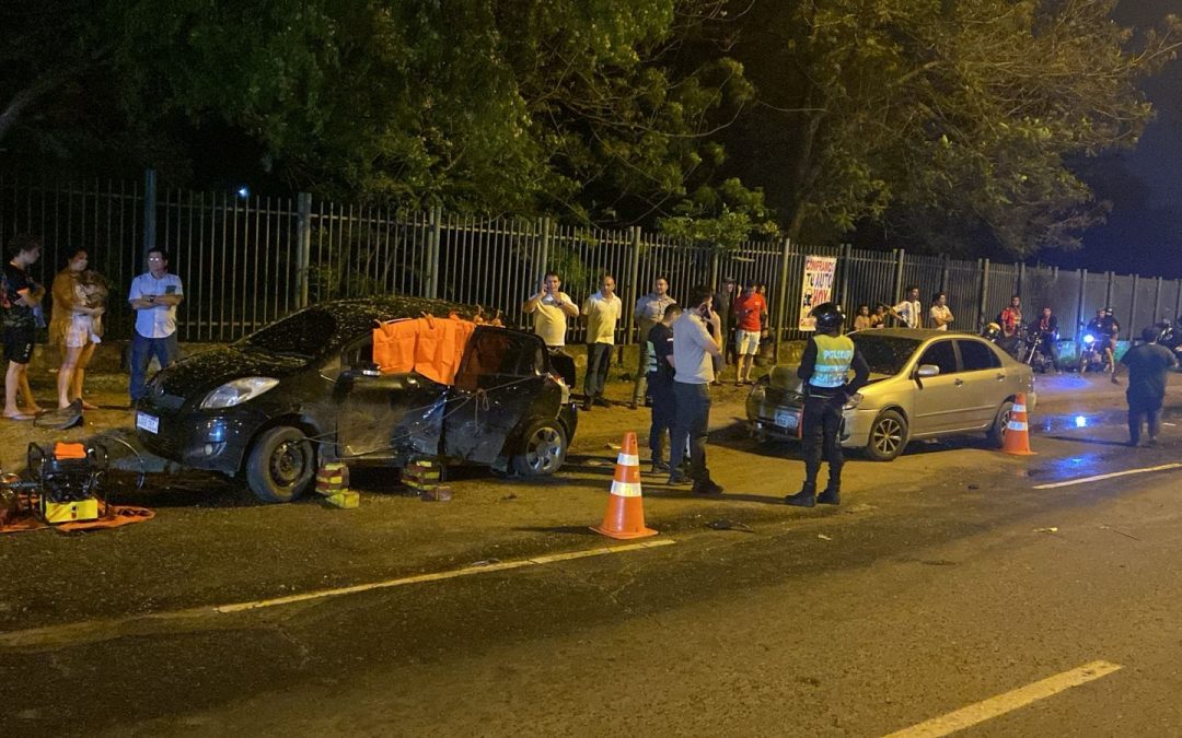 Grave accidente en zona del Botánico deja dos muertos y varios heridos