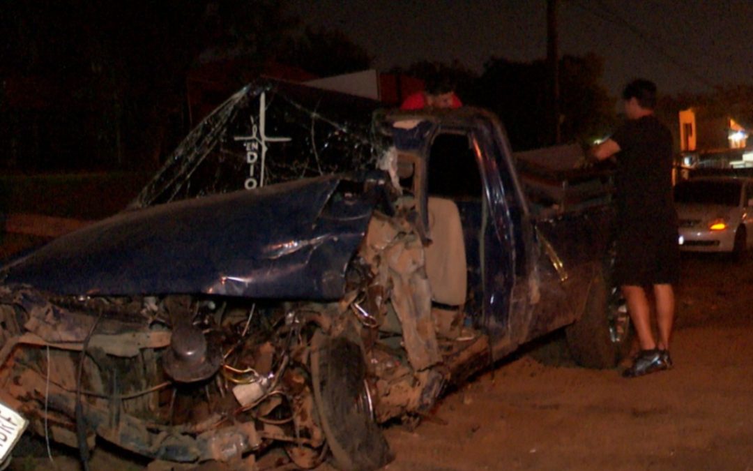 Conductor protagoniza violento choque en Capiatá