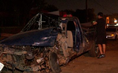 Conductor protagoniza violento choque en Capiatá