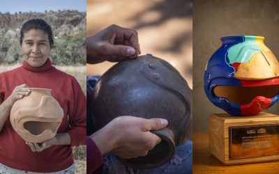 Con sus manos mágicas, artesana elaboró el trofeo oficial del Rally del Paraguay