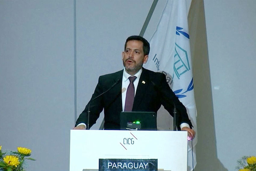 Raúl Latorre aboga por la paz mundial en Asamblea Interparlamentaria en Suiza