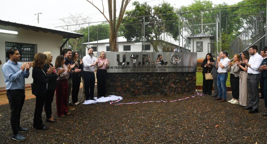 En Itauguá, quedó inaugurada la nueva Unidad de Tratamiento de Adicciones