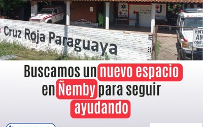 La Cruz Roja filial Ñemby apela a la solidaridad de las personas para seguir ayudando