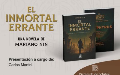 Mariano Nin presenta “El Inmortal Errante”, una novela de ciencia ficción