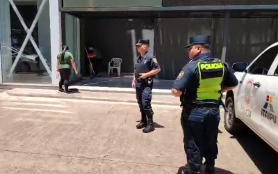 Dos delincuentes asaltaron a un cambista en Ciudad del Este