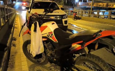 Motociclista muere tras impactar contra otro biciclo en Asunción