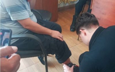 Primera implementación de tobillera electrónica en San Pedro