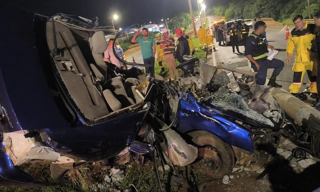 Ciudad del Este: brutal choque deja una joven fallecida y tres heridos