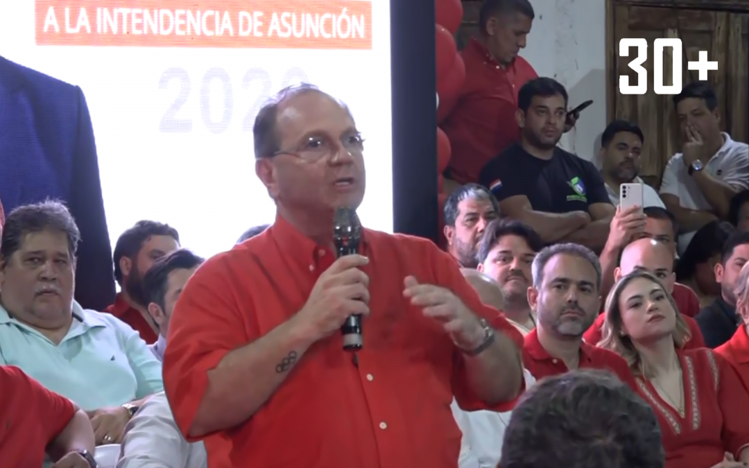 Camilo Pérez inicia su camino a la intendencia de Asunción