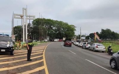 Caminera activa operativo especial para ordenar el tránsito durante Caacupé