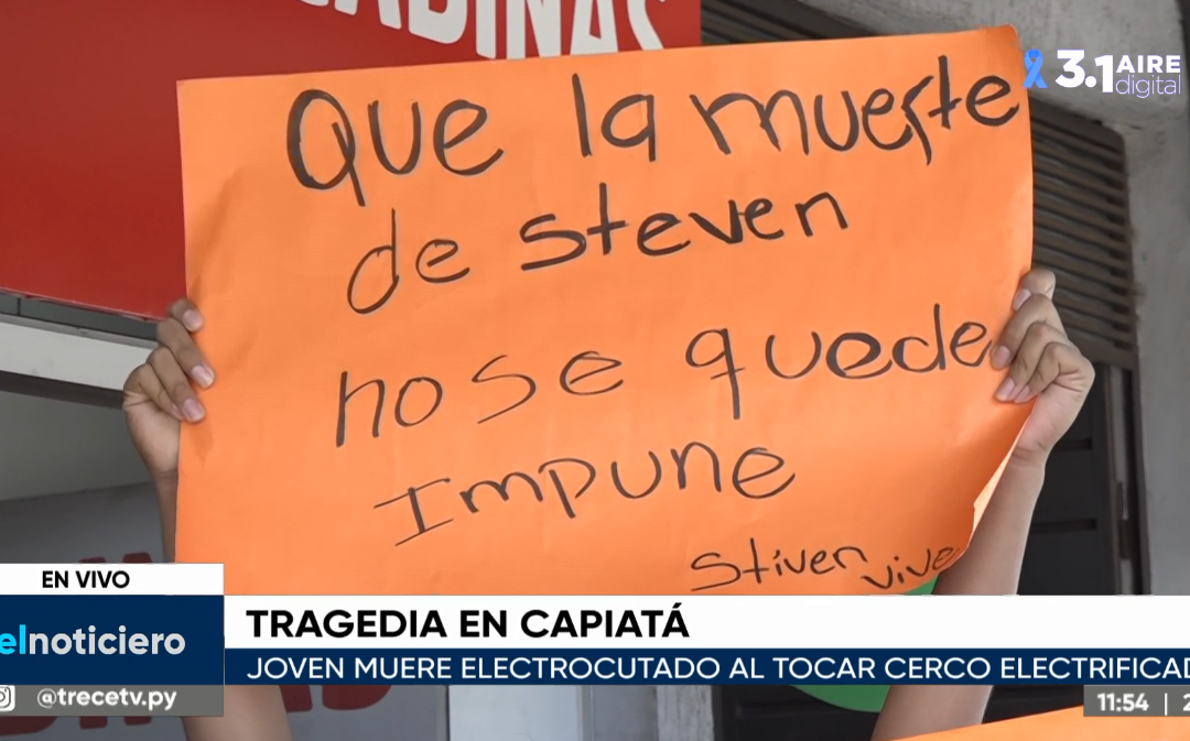 Familiares de joven electrocutado en Capiatá exigen justicia