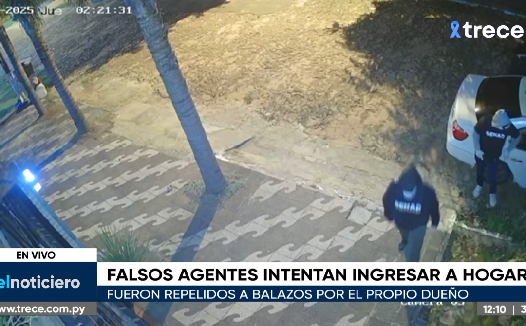 Falsos agentes de la Senad intentaron ingresar a una vivienda