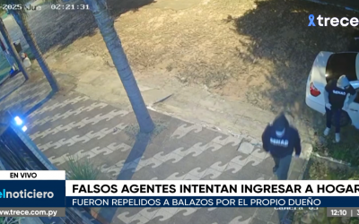 Falsos agentes de la Senad intentaron ingresar a una vivienda