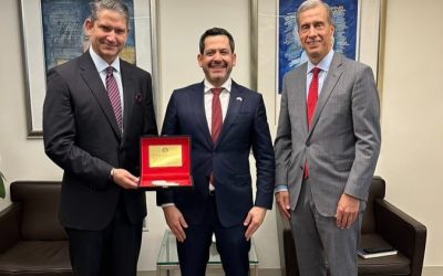 En busca de nuevas inversiones, Latorre mantuvo una reunión con autoridades estadounidenses