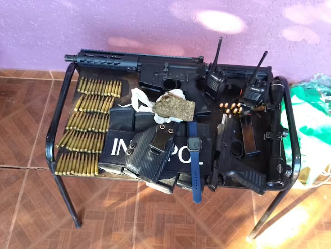 En poder de un brasileño incautan armas y municiones con sello de Dimabel