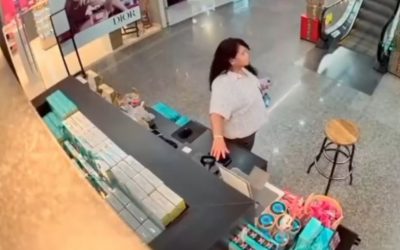 Mujer aprovechó un descuido para robar un celular en Luque