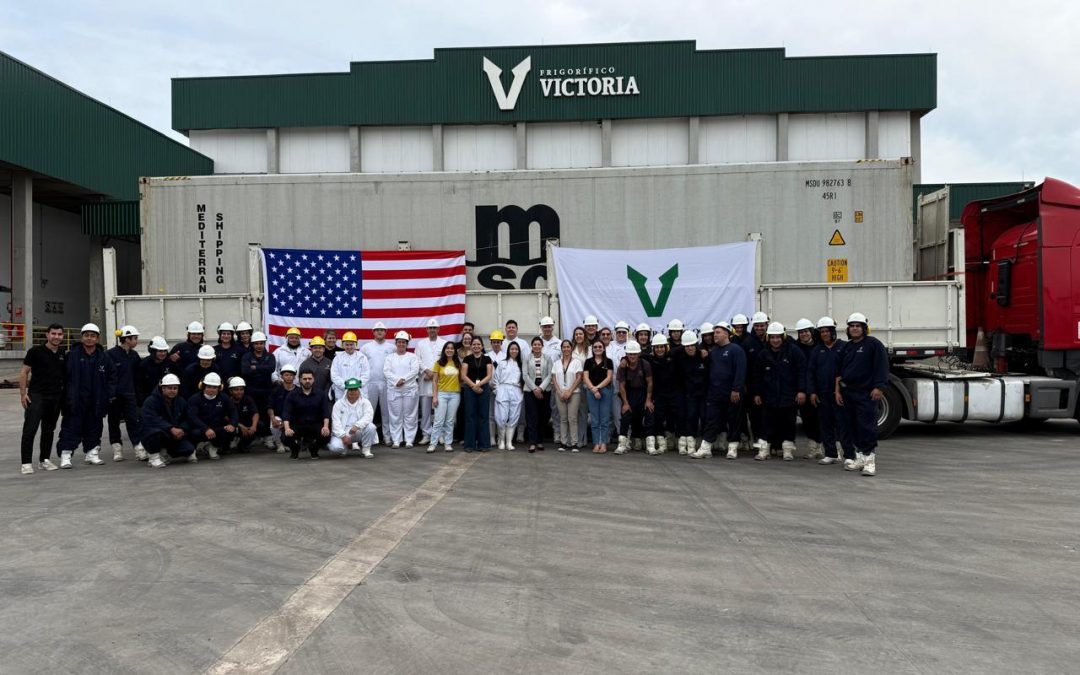 Frigorífico Victoria envió primer embarque de carne vacuna a Estados Unidos