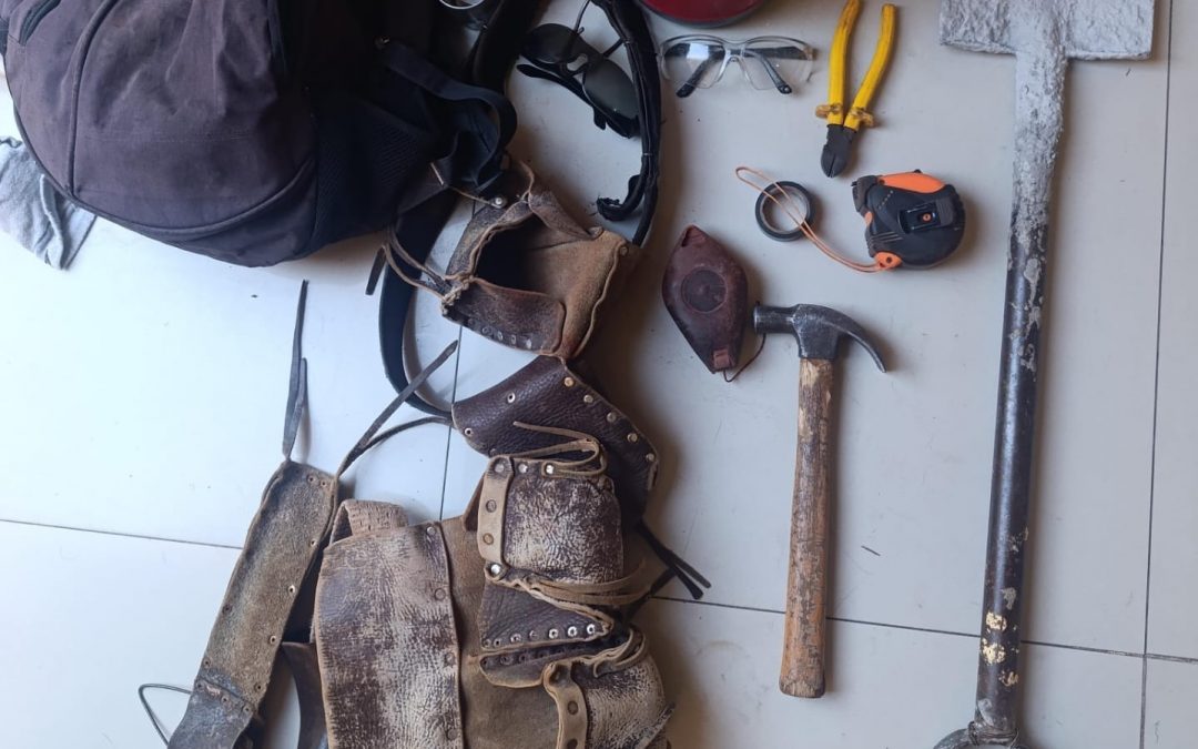 Jóvenes fueron sorprendidos hurtando herramientas de una obra en construcción