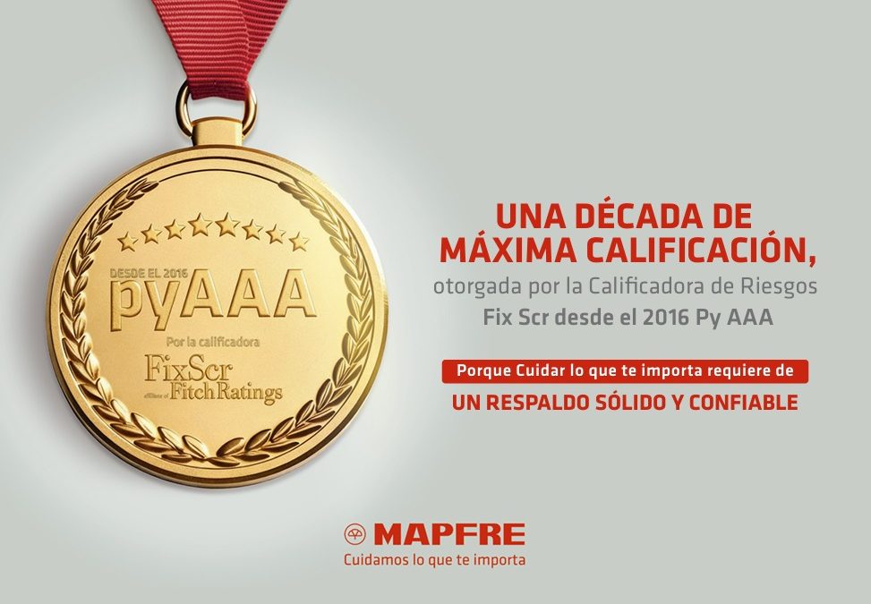 MAPFRE mantiene la calificación más alta del mercado asegurador