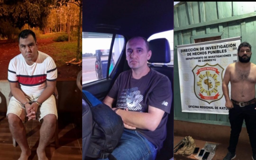 Caen presuntos involucrados en atraco a banco en Katueté