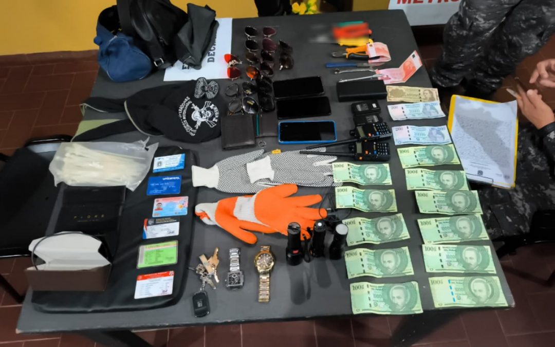 Presuntos tortoleros fueron detenidos tras rápida reacción policial