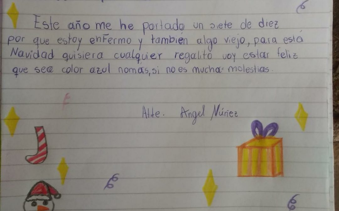 Emotivas cartas de niños internados en Clínicas a “Papa Noel”