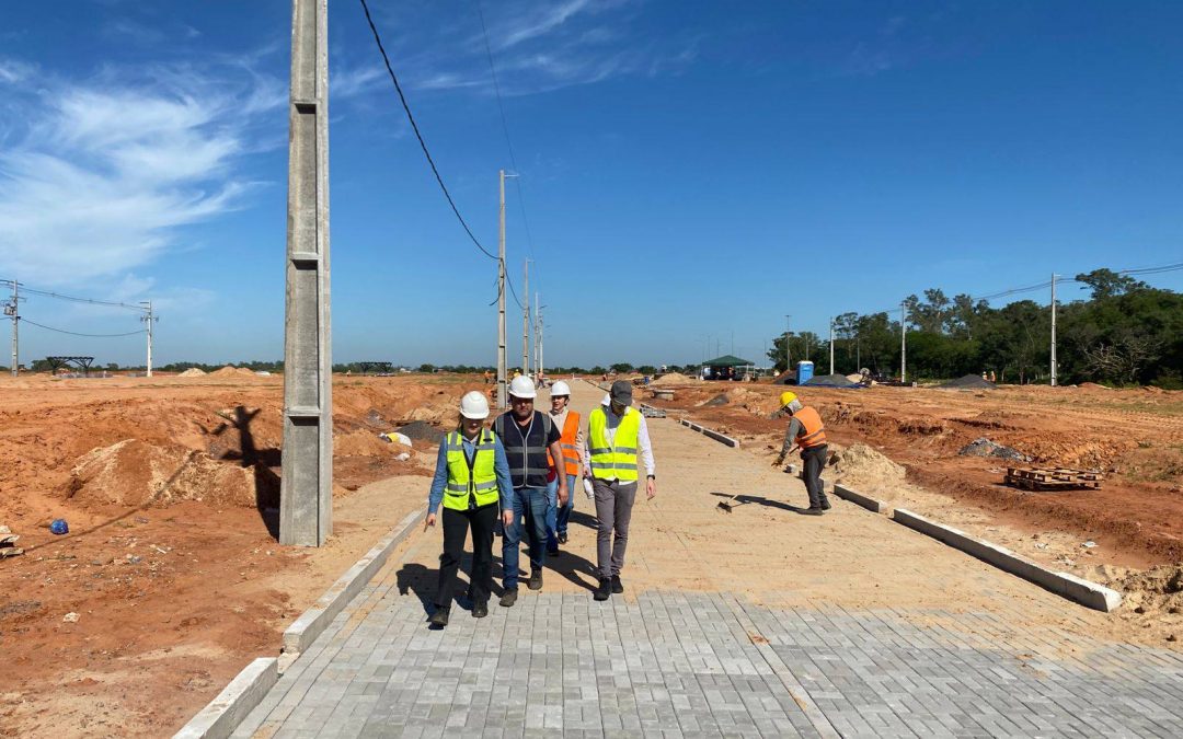 Obras en el nuevo barrio Bañado Tacumbú alcanzan 32% de avance