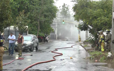 Tras incendio en fabrica de Boggiani, Mades pide evitar actividades al aire libre en la zona