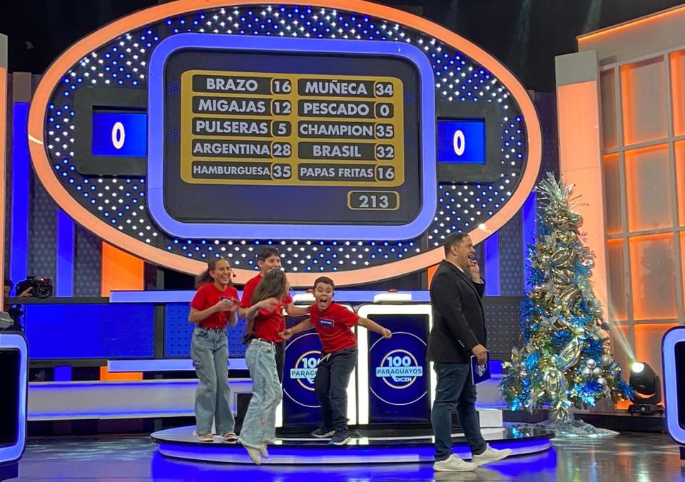 Con 213 puntos, niños se llevan todos los premios en 100 Paraguayitos Dicen