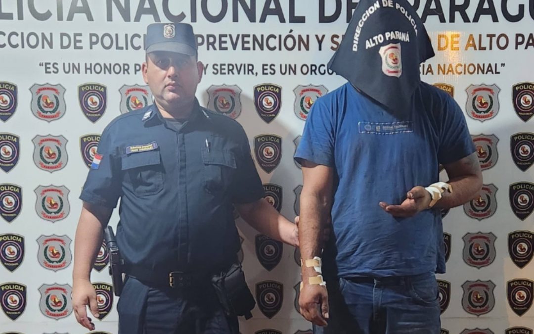 Cae hombre que atacó a puñaladas a su exhijastra en Presidente Franco