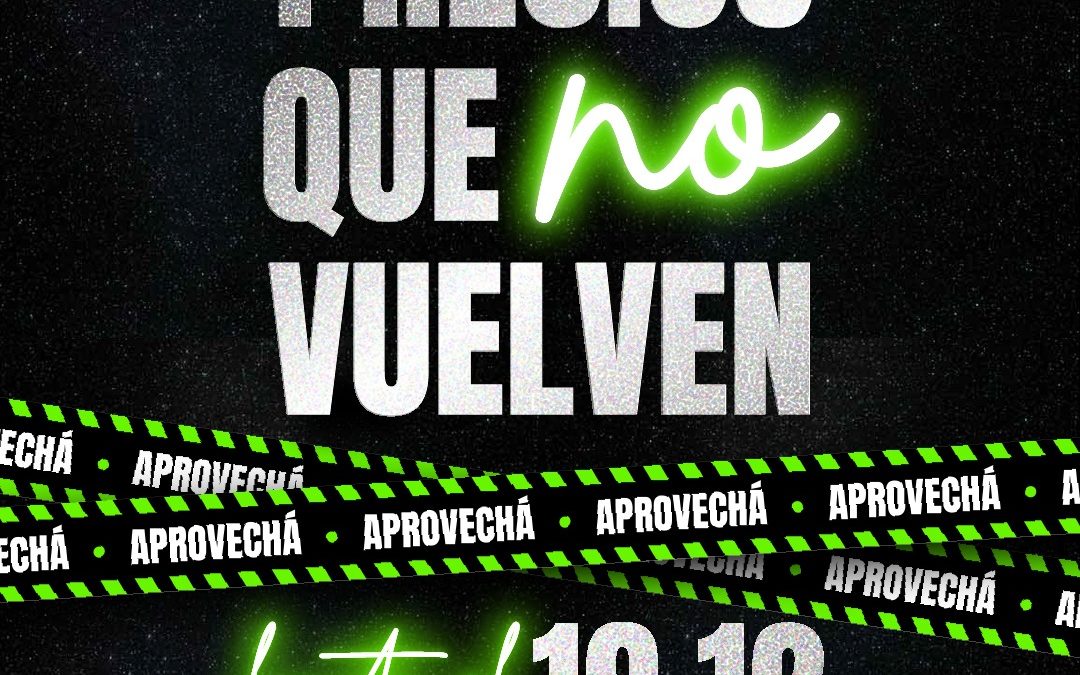 ¡RPM mantiene precios de todos los shows del 2026 hasta este viernes!