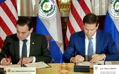 Estados Unidos y Paraguay firman acuerdo de cooperación en seguridad