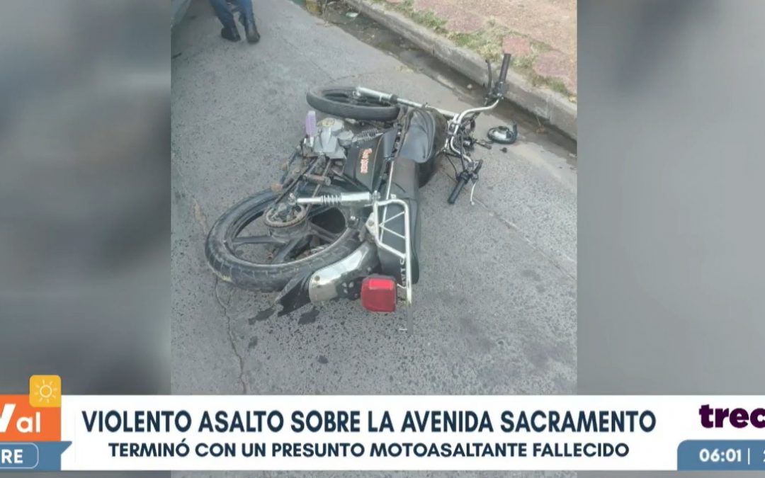 Presunto asaltante fue asesinado a puñaladas por supuesto delivery tras robo
