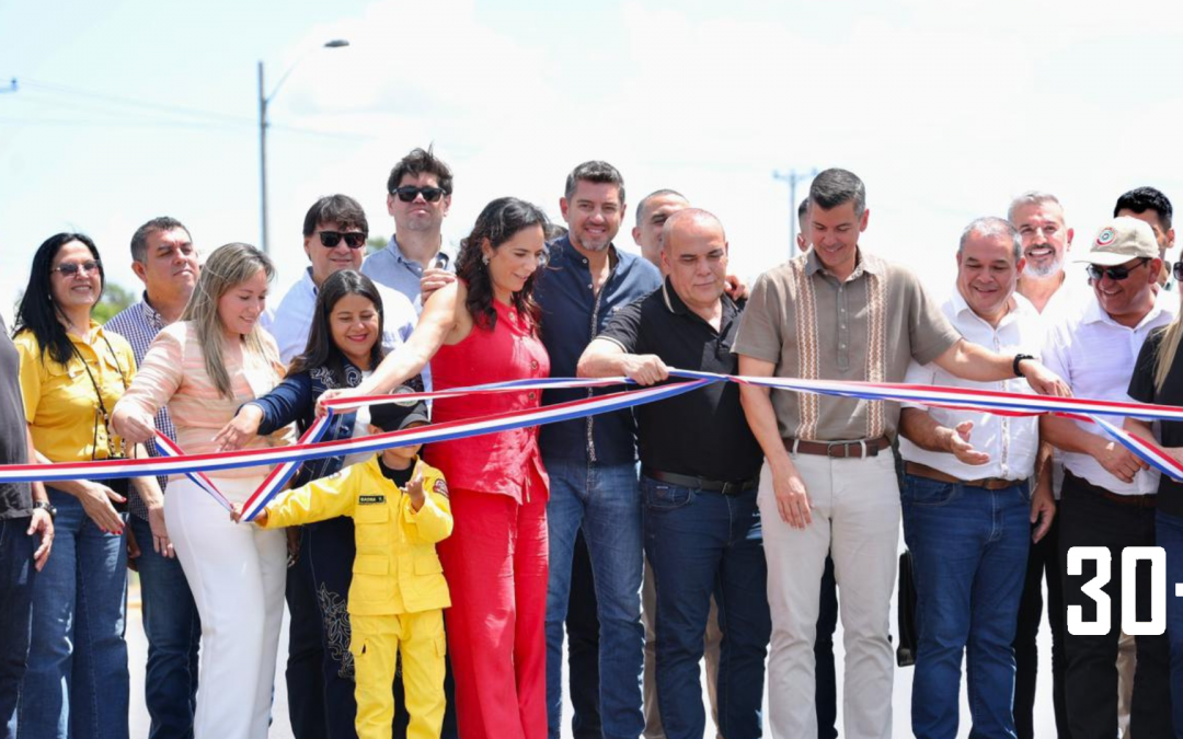 Peña inauguró obras de duplicación y rehabilitación de la ruta PY09