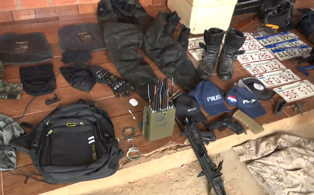 Asalto frustrado en barrio Jara: realizan allanamiento en vivienda alquilada por la banda