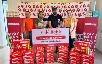 Huggies® premia al primer bebé del 2026 con pañales gratis por un año