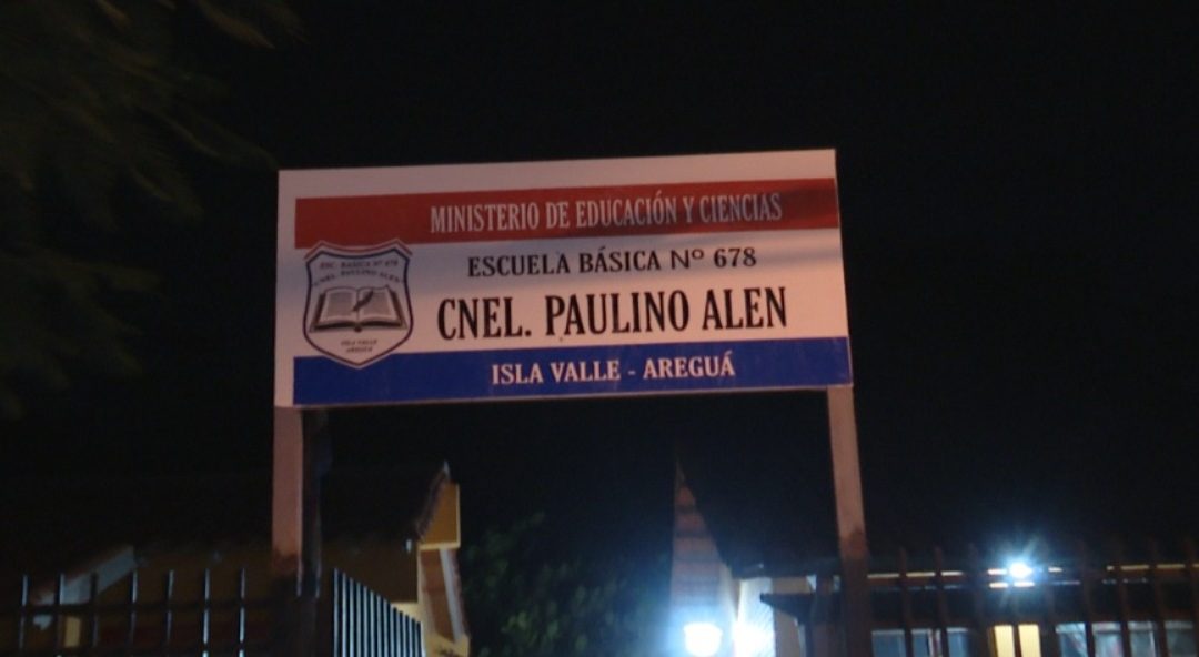 Roban escuela en Areguá: se llevaron computadoras, televisores y radios
