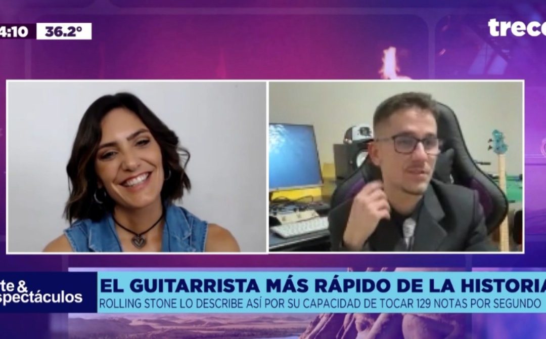 ¡El guitarrista Davide Lo Surdo habló en exclusiva con Lucía Sapena!