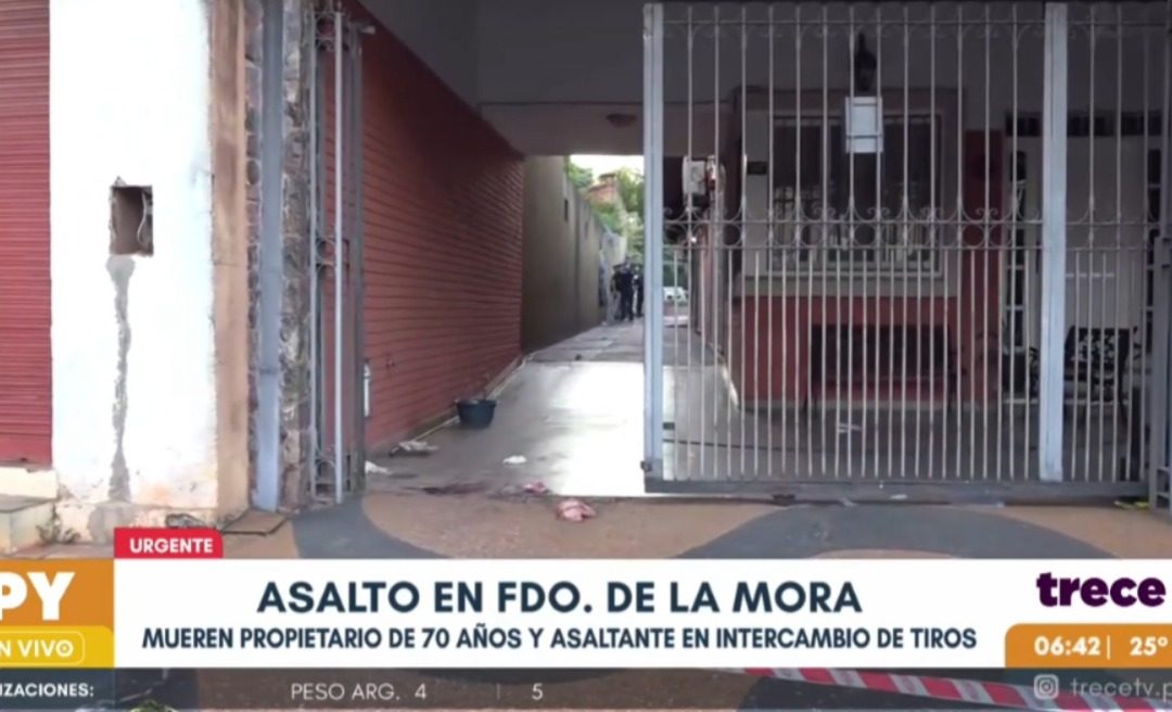 Fernando de la Mora: dueño de casa y delincuente mueren en intento de asalto