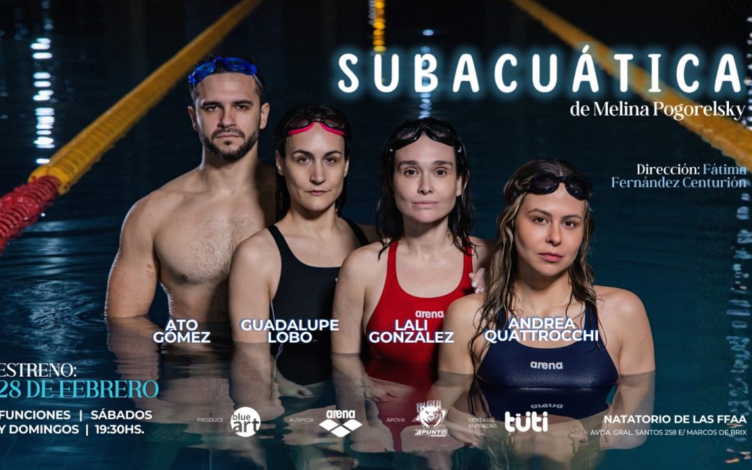 ¡“Subacuática”, la obra de teatro en una piscina, se estrena en Asunción!