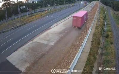 Rampa de frenado de Pedrozo evita accidente de tránsito