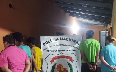 Ypané: detienen a cinco personas tras robo domiciliario