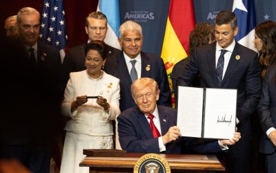 Cumbre “Escudo de las Américas”: Peña se reunió con Donald Trump