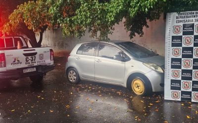 Persecución tras robo de automóvil culmina con dos detenidos en Luque