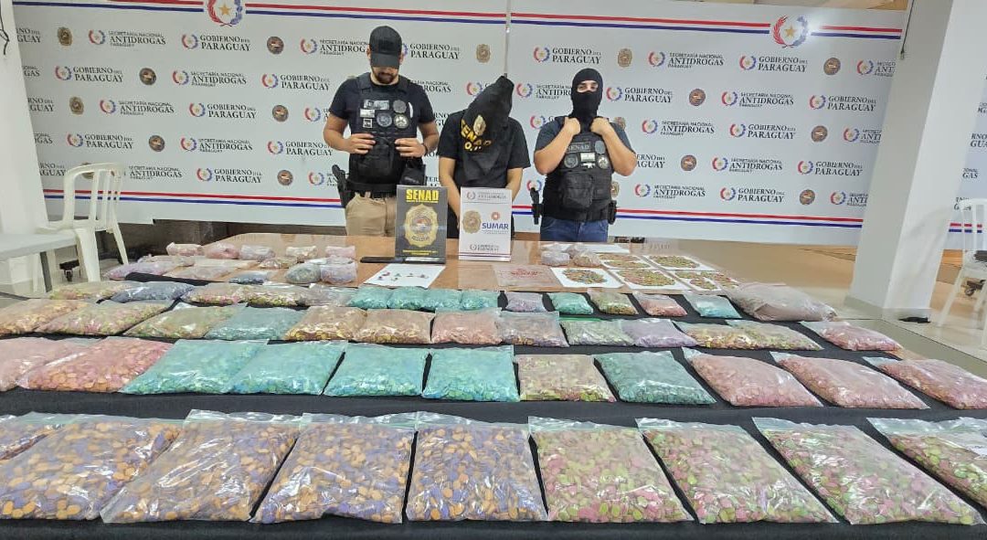 Senad realiza la mayor incautación de éxtasis en zona urbana